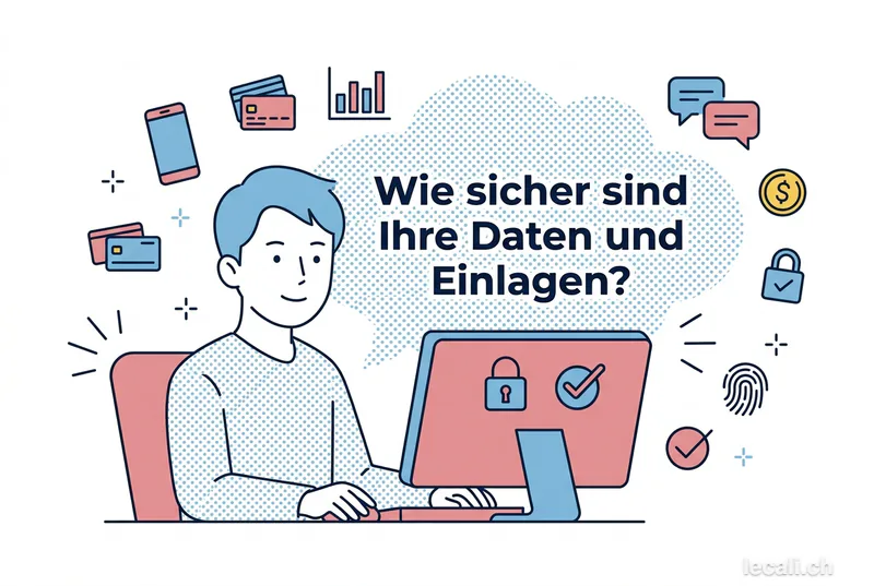 Wie sicher sind Ihre Daten und Einlagen?